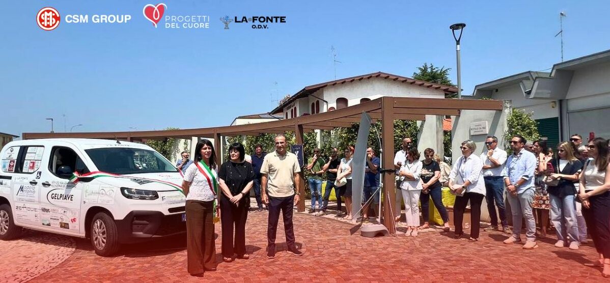 Foto pulmino donazione CSM GROUP